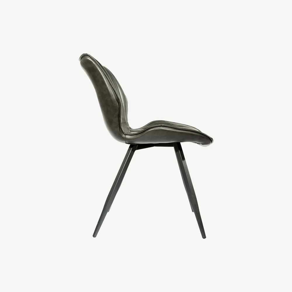 Hudson Vegan Leather Dining Chair - Image 8