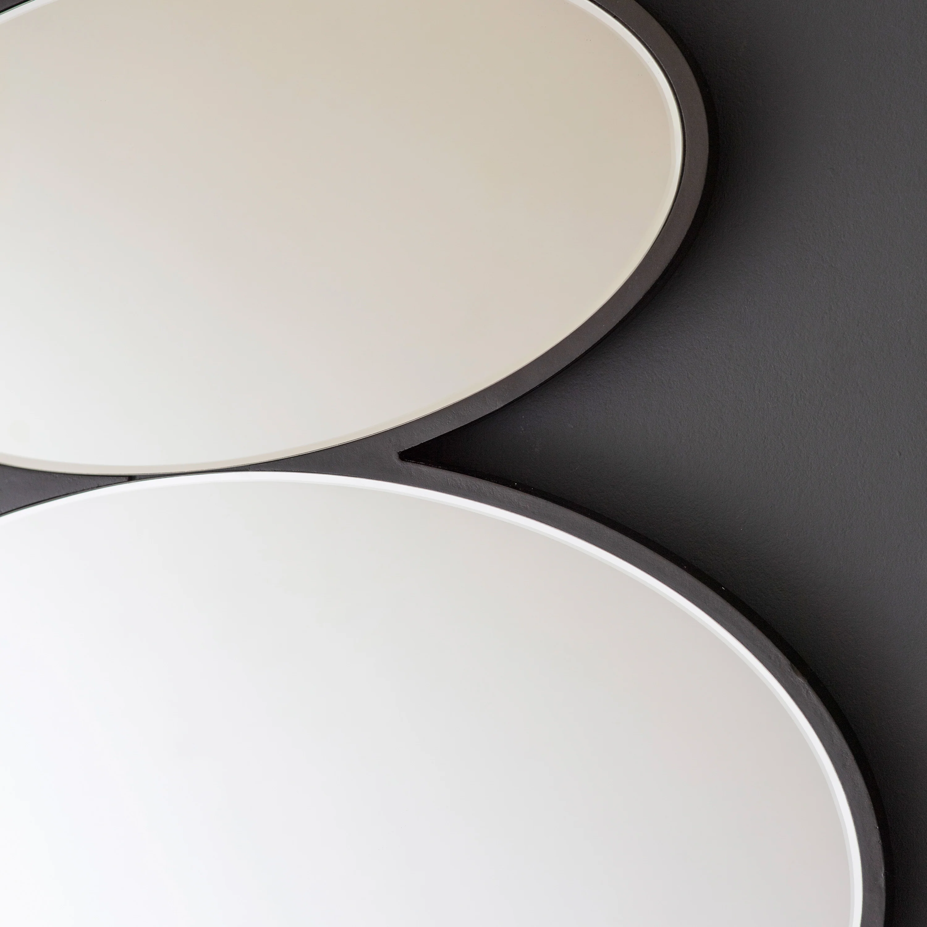 Jakarta Black Pebble Stack Mirror - Image 2