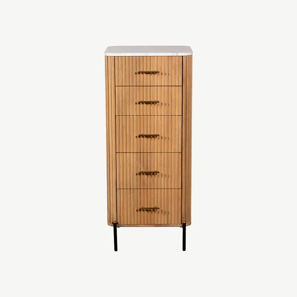 Java 5 Drawer Tall Chest - Image 2