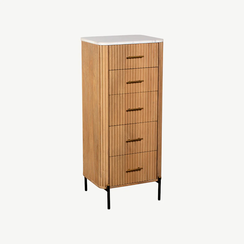 Java 5 Drawer Tall Chest - Image 3