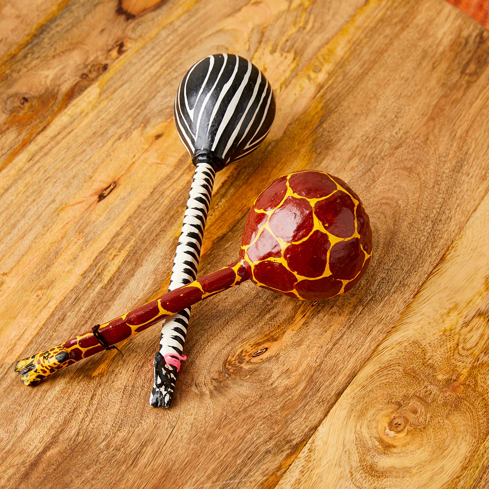 Kenya Giraffe Gourd Shaker - Image 5