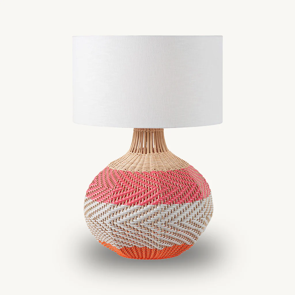 Large Rattan Table Lamp - Image 4