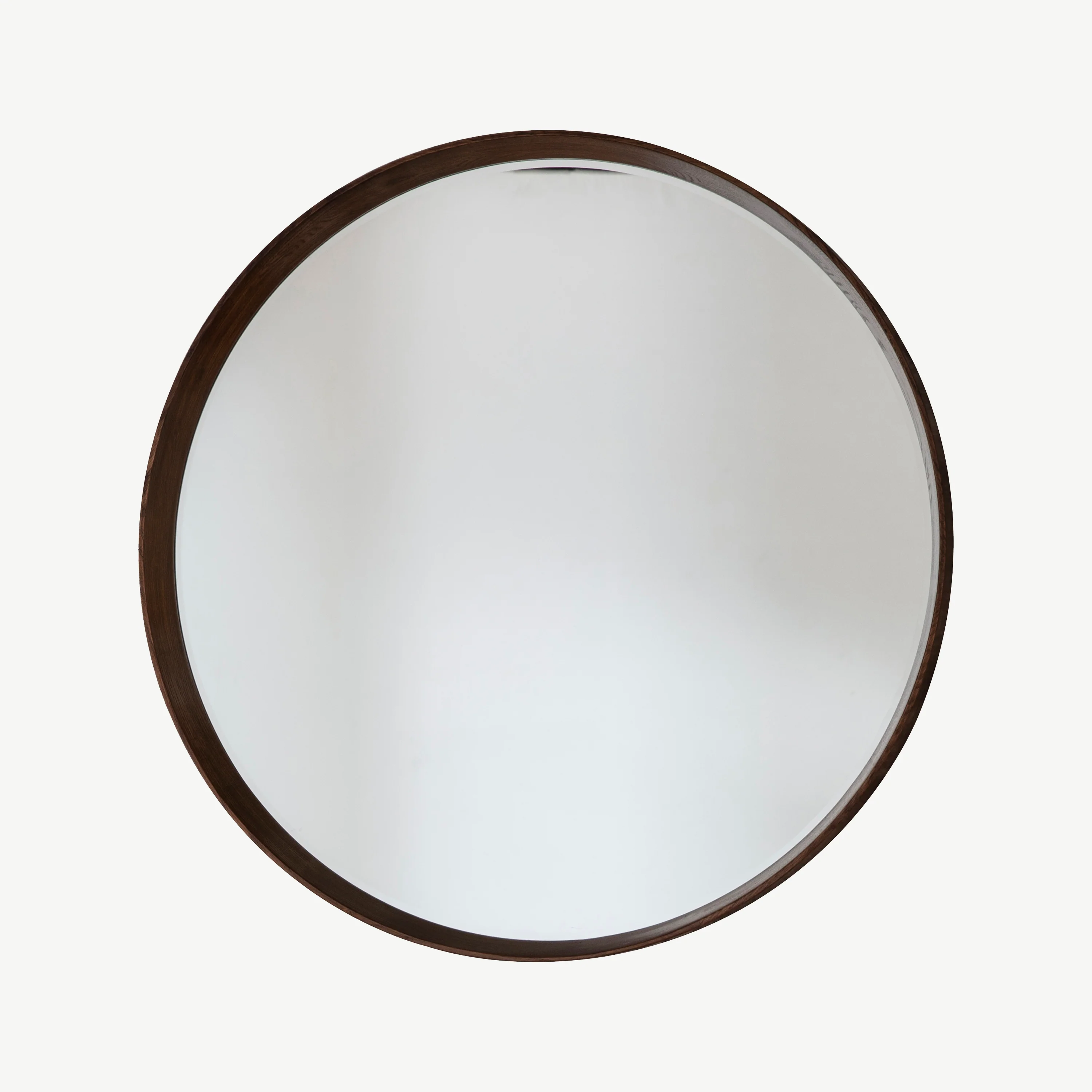 Warsaw Large Walnut Circular Mirror - Image 3