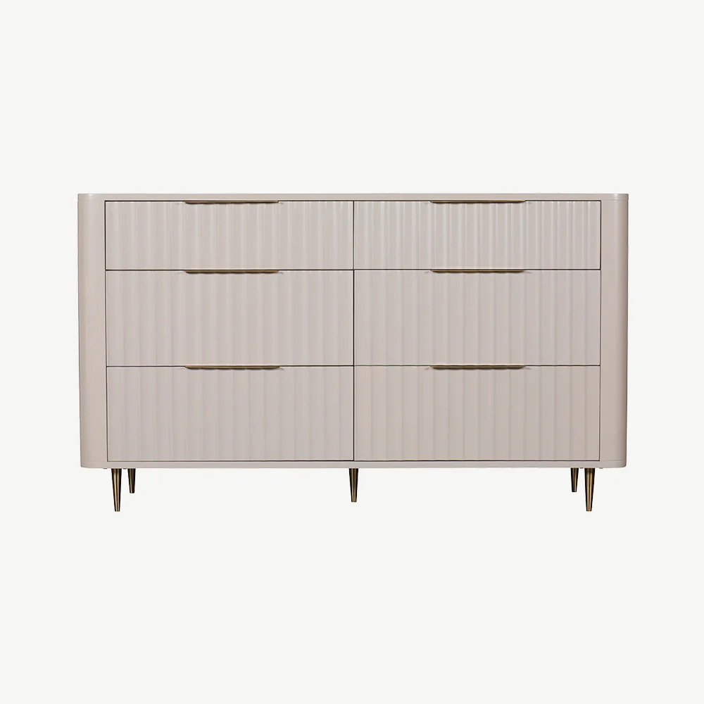 Lily 6 Drawer Wide Chest - Image 3