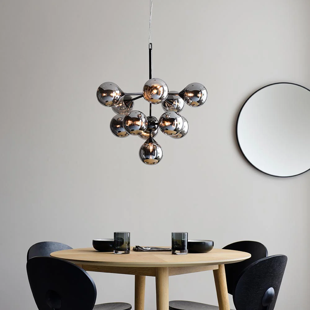 Magnus 11lt Black Pendant Light