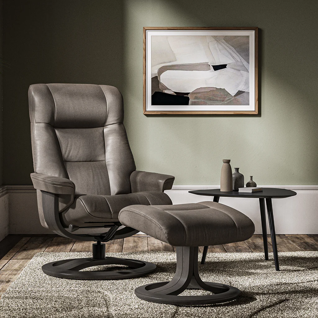 Martha Reclining Chair and Footstool