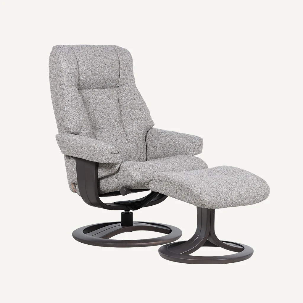 Martha Reclining Chair and Footstool - Image 5