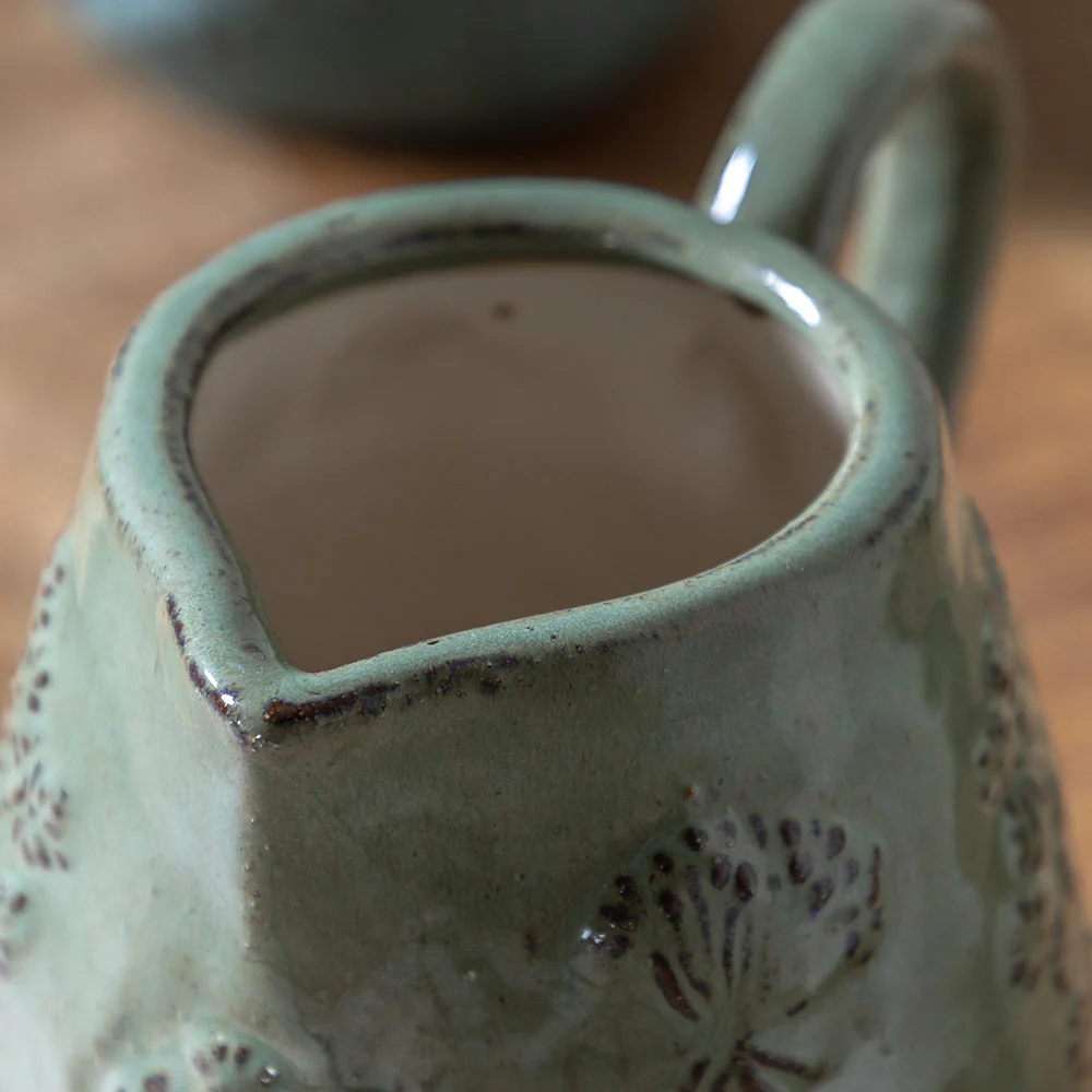 Meadow Embossed Ceramic Jug - Image 10