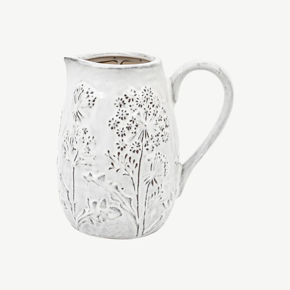 Meadow Embossed Ceramic Jug - Image 19