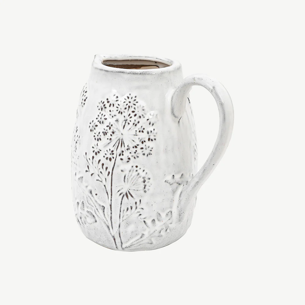 Meadow Embossed Ceramic Jug - Image 20