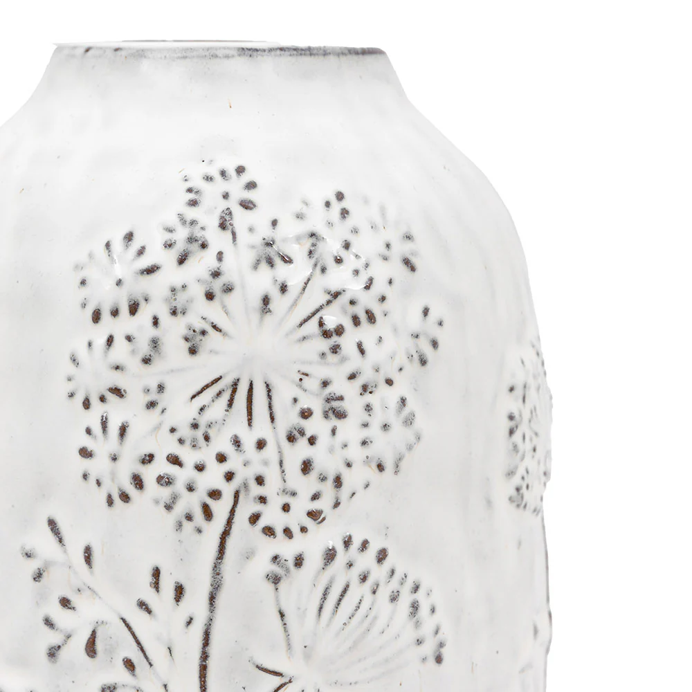 Meadow Embossed Ceramic Vase - Image 8
