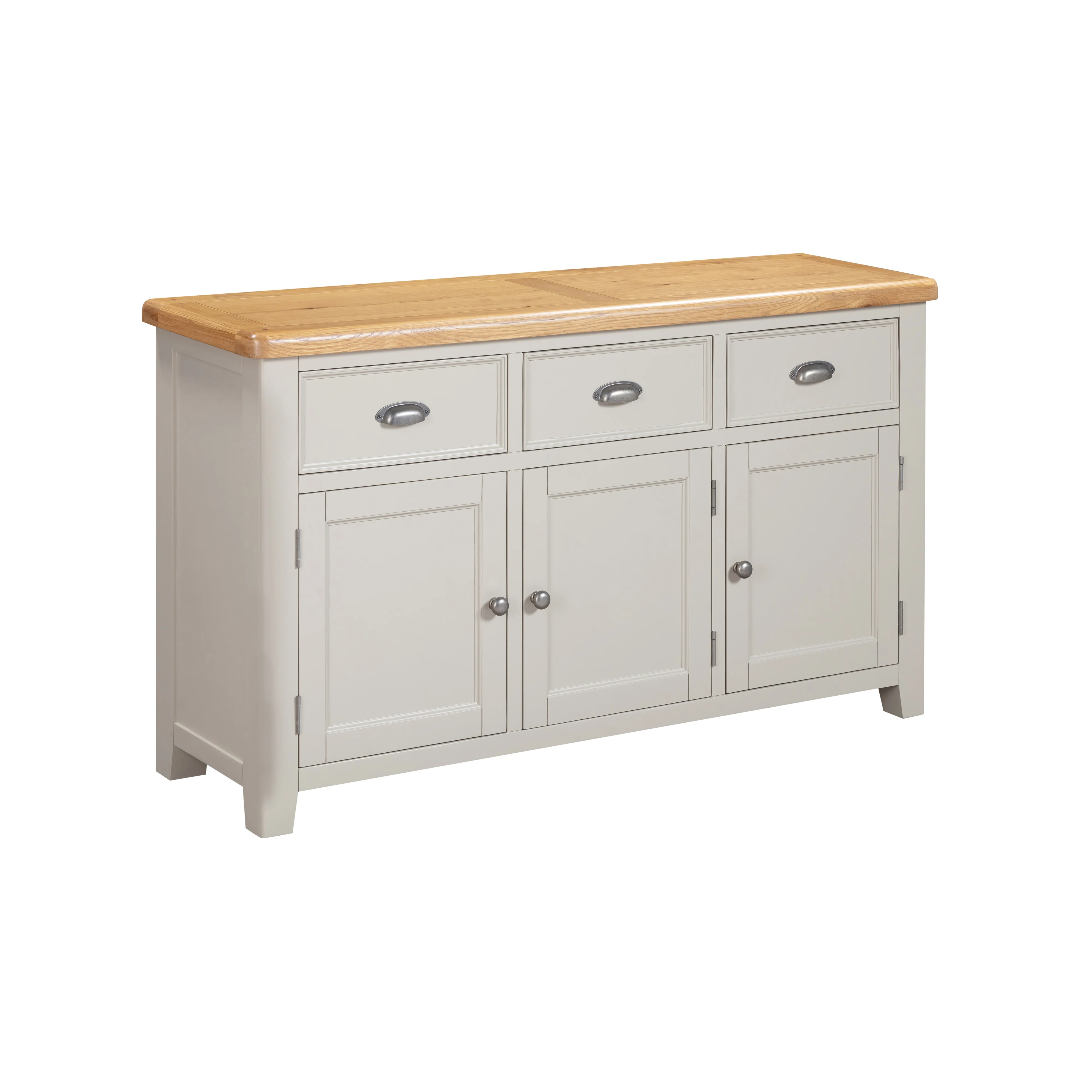 Medway Oak 3 Door Sideboard - Image 5
