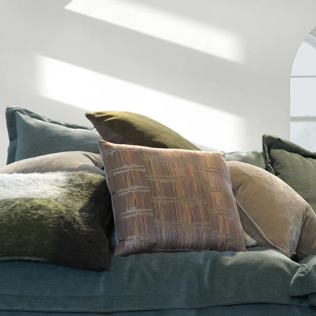 Mulberry Shimmer Cushion - Image 3