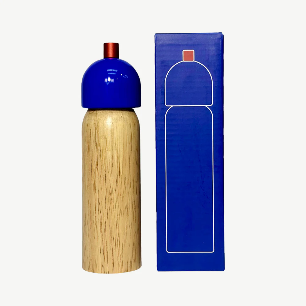 Navy & Red Salt & Pepper Grinder -  Individual Piece - Image 4