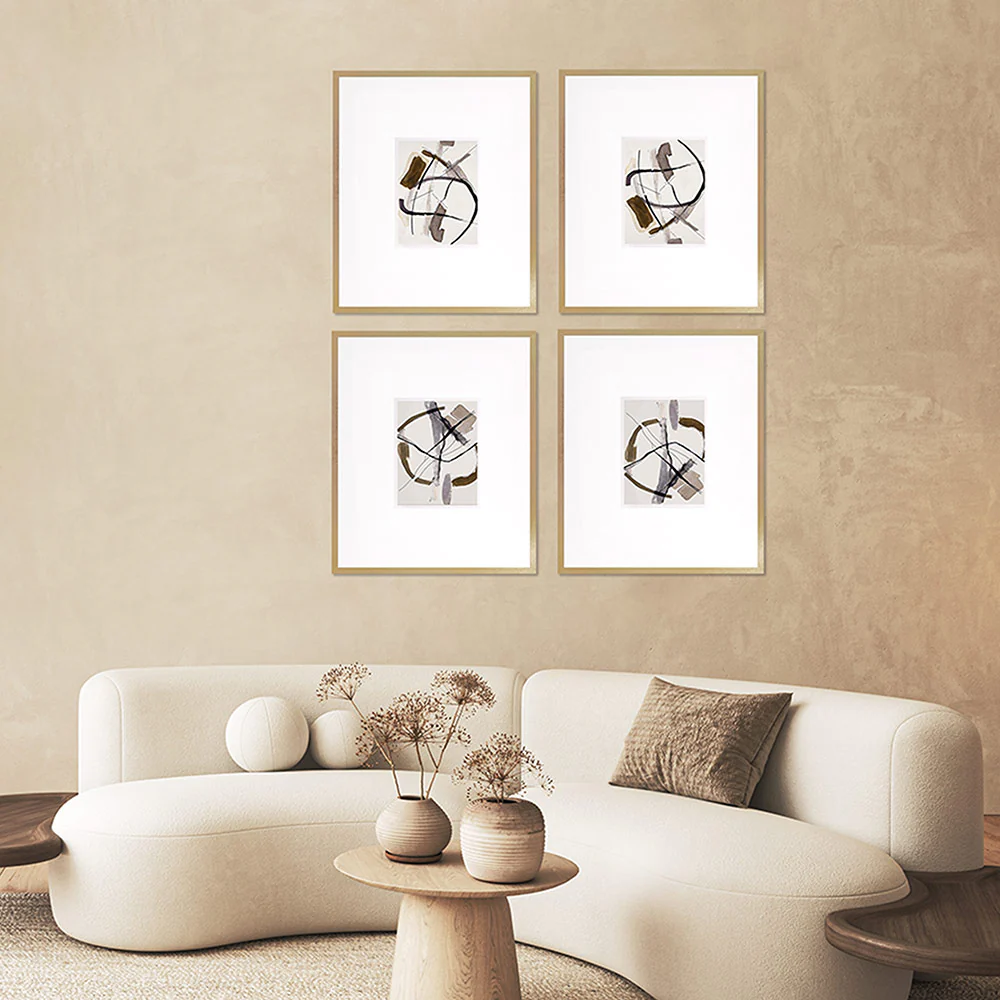 Neutral Lines III Wall Art - Image 2