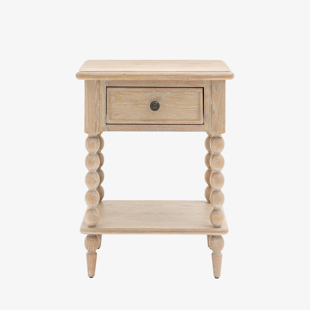 Newbury 1 Drawer Bedside Table - Image 4