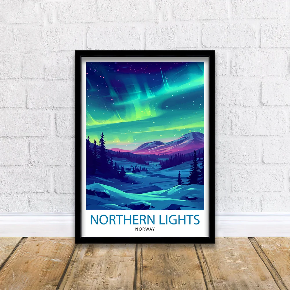 Northern Lights Framed Poster