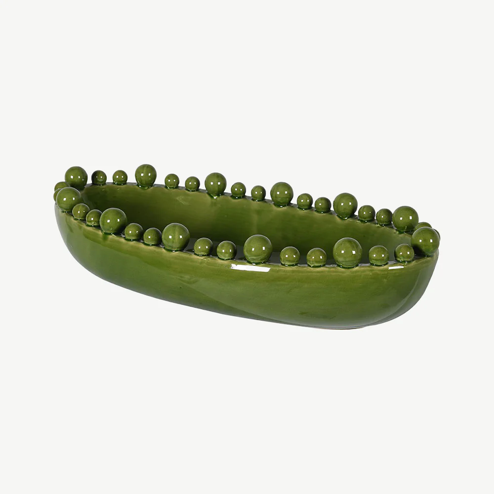 Oval Ceramic Bobble Bowl - Image 3