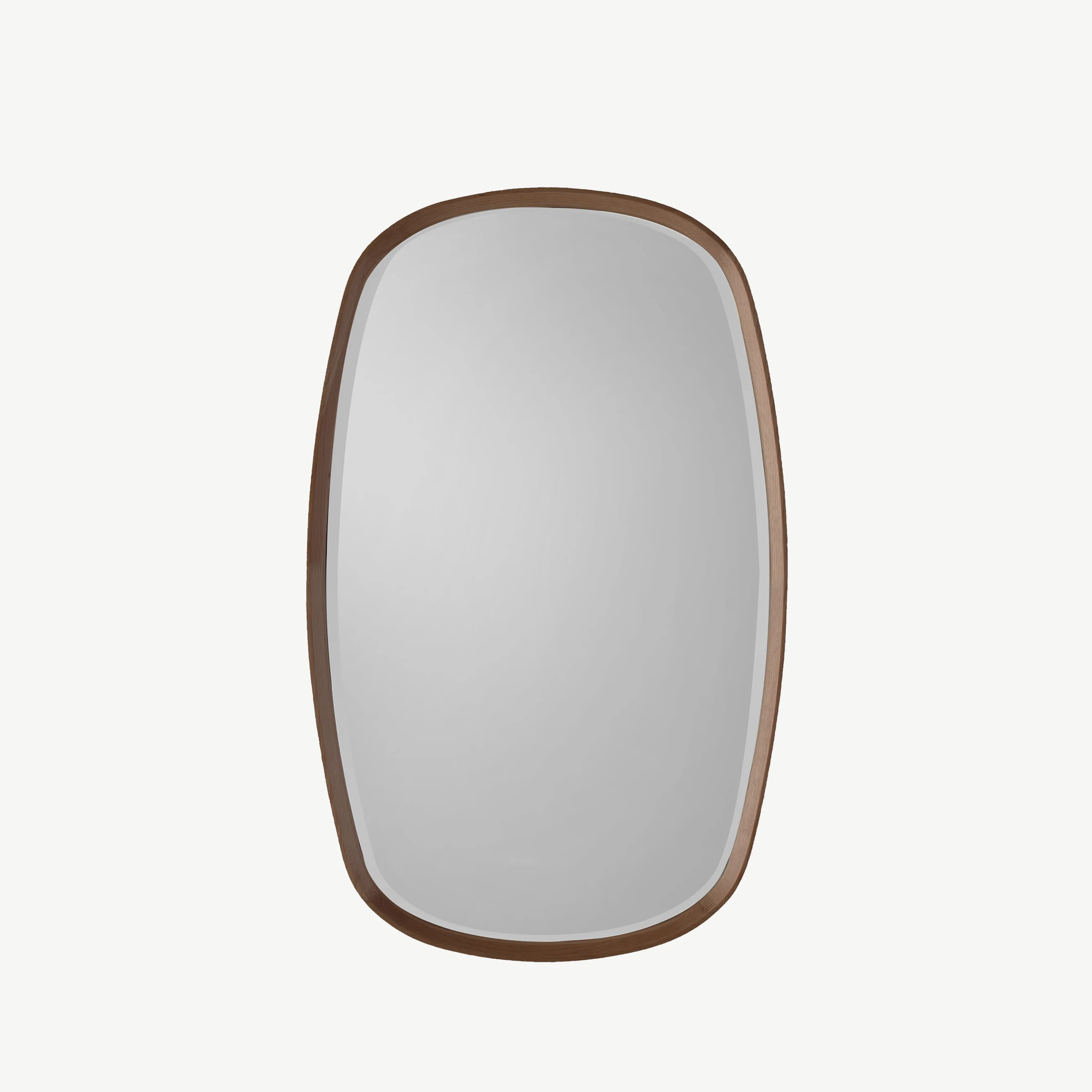 Warsaw Oval Walnut Mirror - Image 3