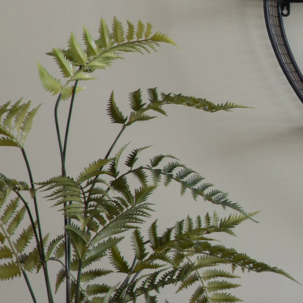 Potted Fern in Cement Pot - Image 2