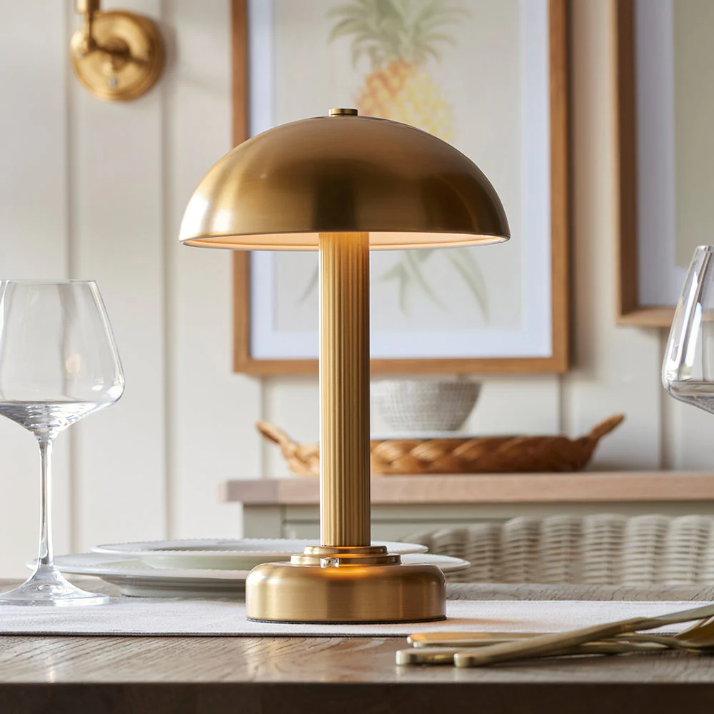 Rechargeable Table Lamp Warm Brass - Image 4