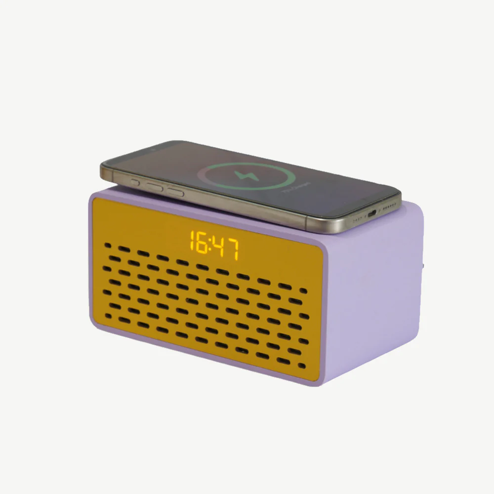 Rise Mix Bluetooth Speaker, Wireless Charger & Alarm Clock - Image 4