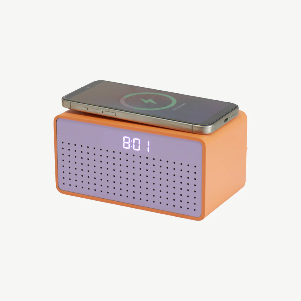 Rise Mix Bluetooth Speaker, Wireless Charger & Alarm Clock - Image 6