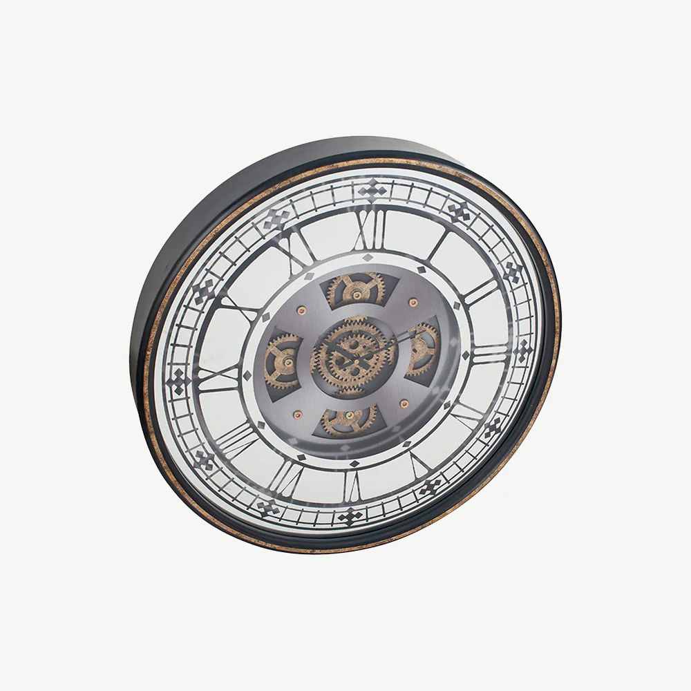 Round Working Cog Clock - Image 3