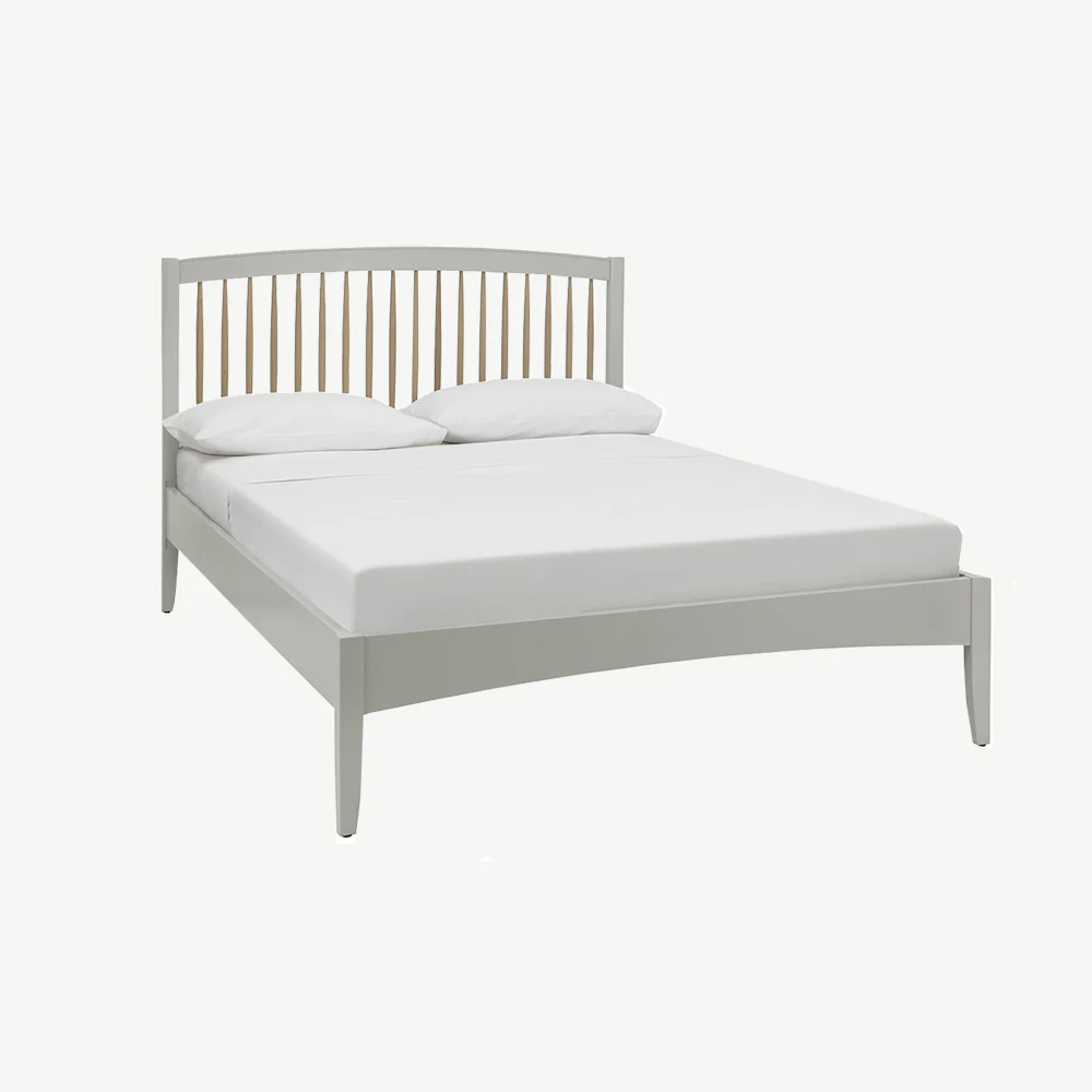 Runswick Scandi Oak & Warm Grey Bedstead - Image 3