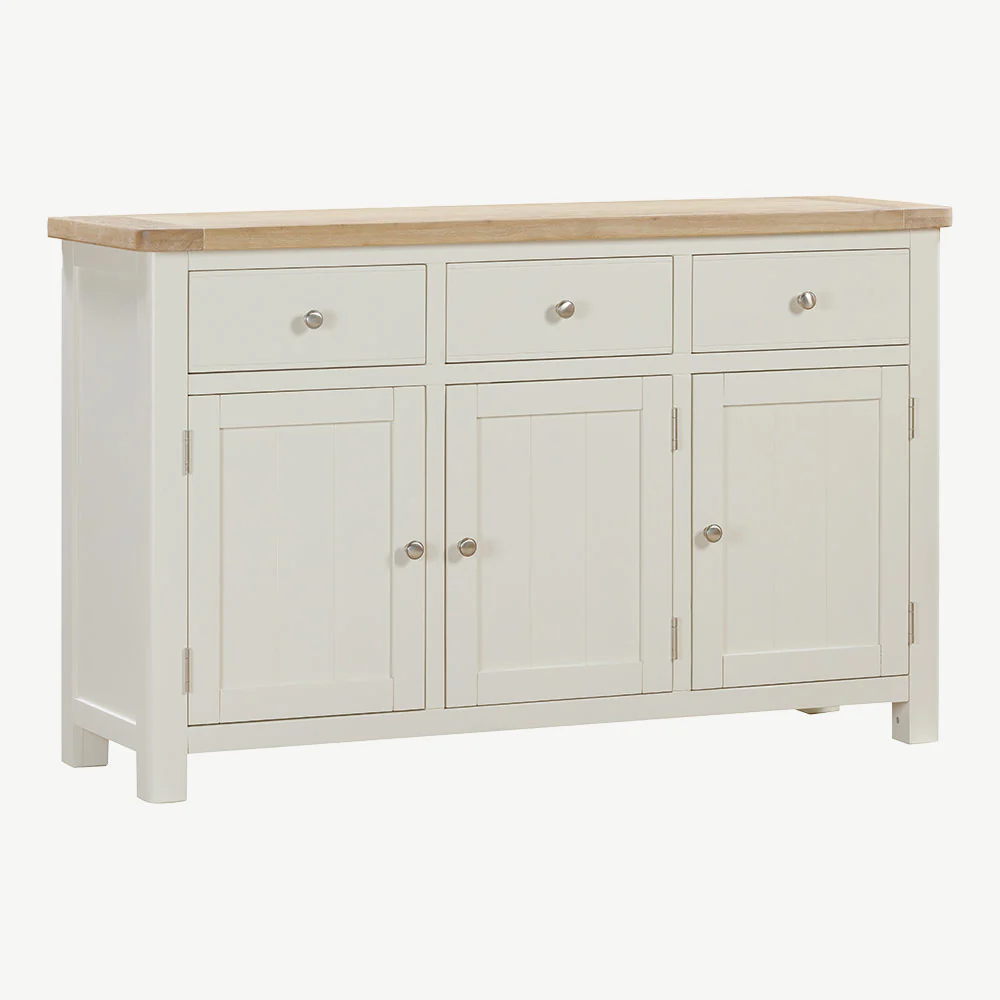 Rutland Painted 3 Door Sideboard - Image 3