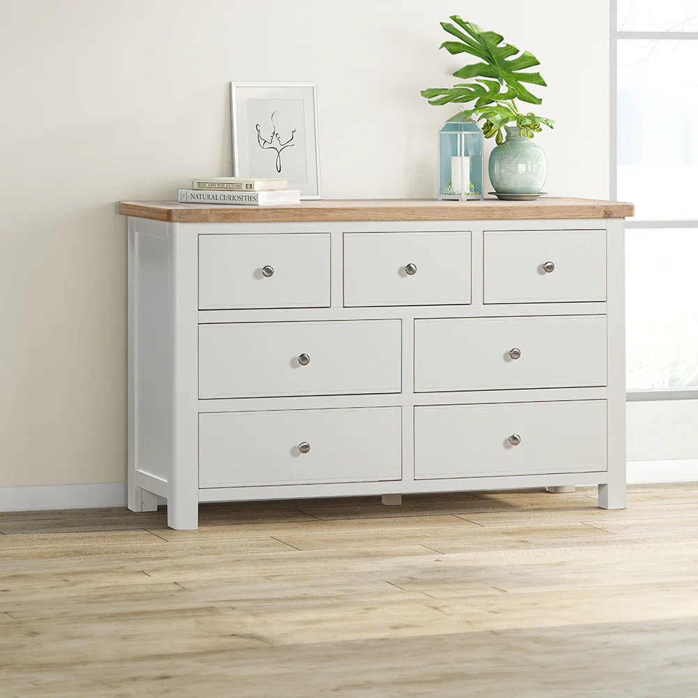 Rutland Painted 3 over 4 Drawer Chest