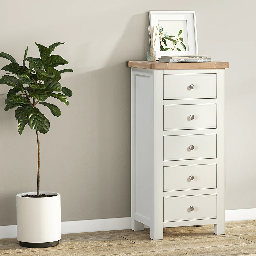 Rutland Painted 5 Drawer Chest