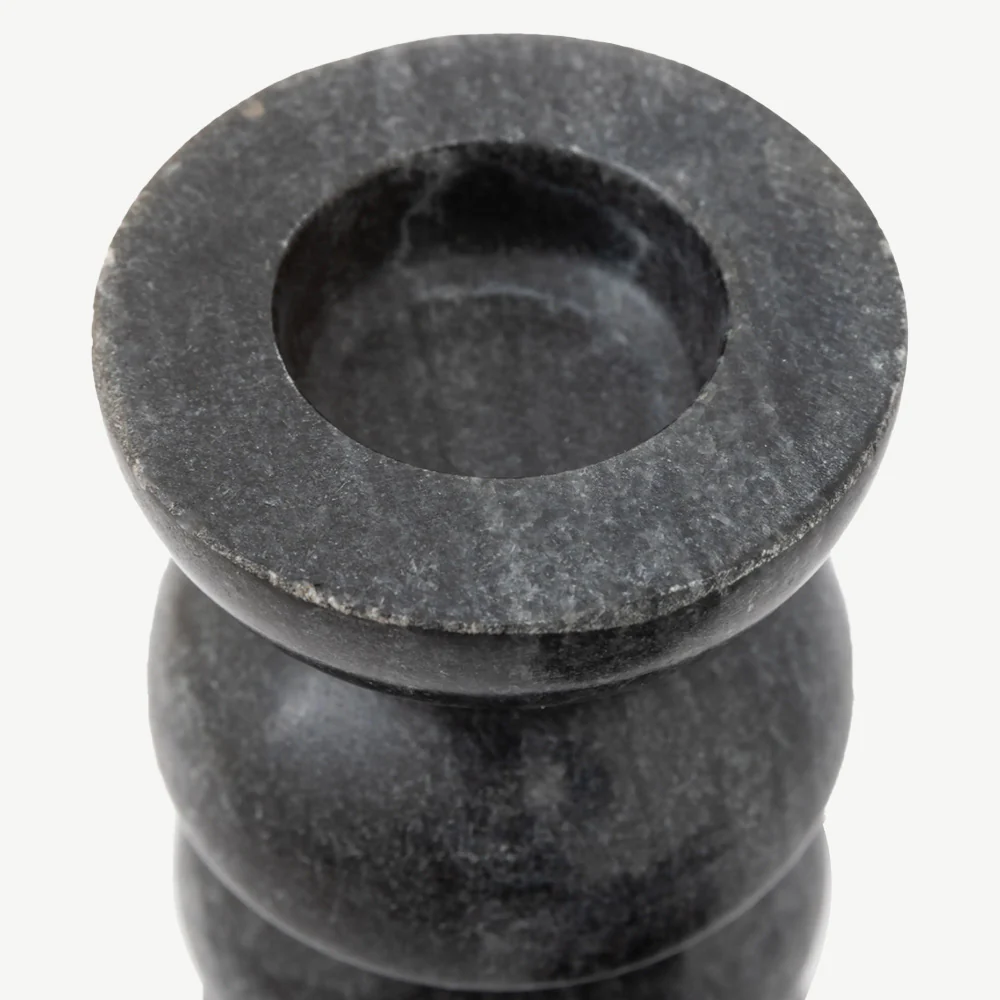 Set of 2 Marble Candlesticks - Image 3