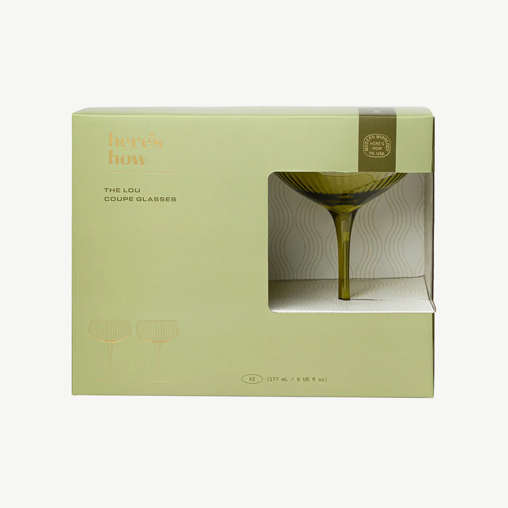 Set of 2 The Lou Coupe Cocktail Glasses - Image 12