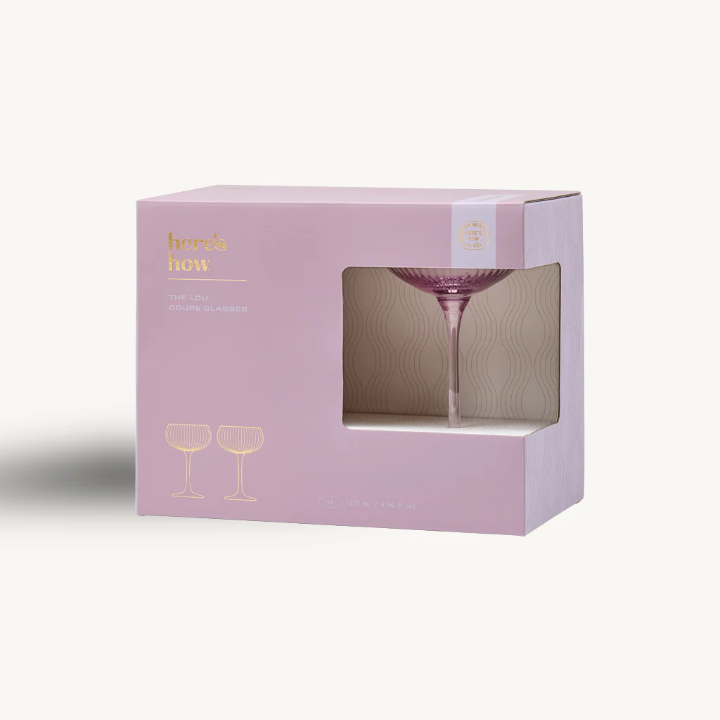 Set of 2 The Lou Coupe Cocktail Glasses - Image 17