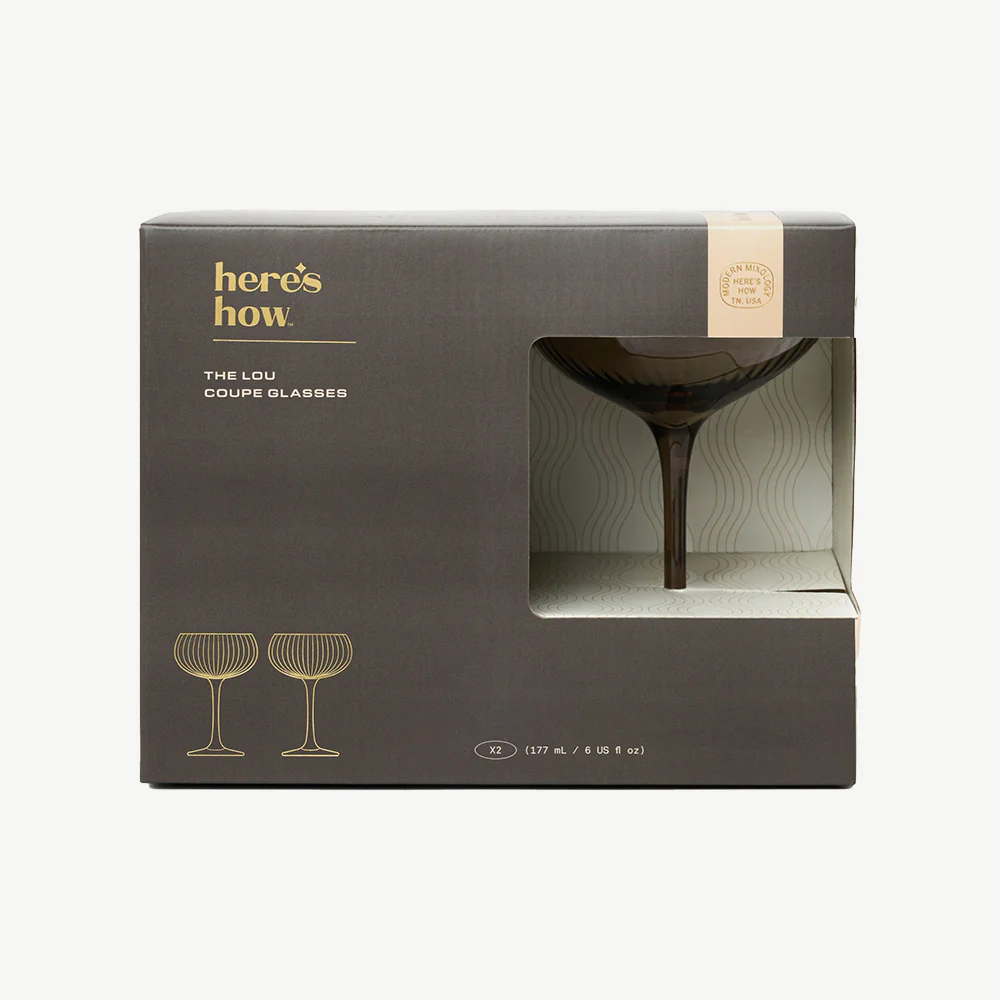Set of 2 The Lou Coupe Cocktail Glasses - Image 8