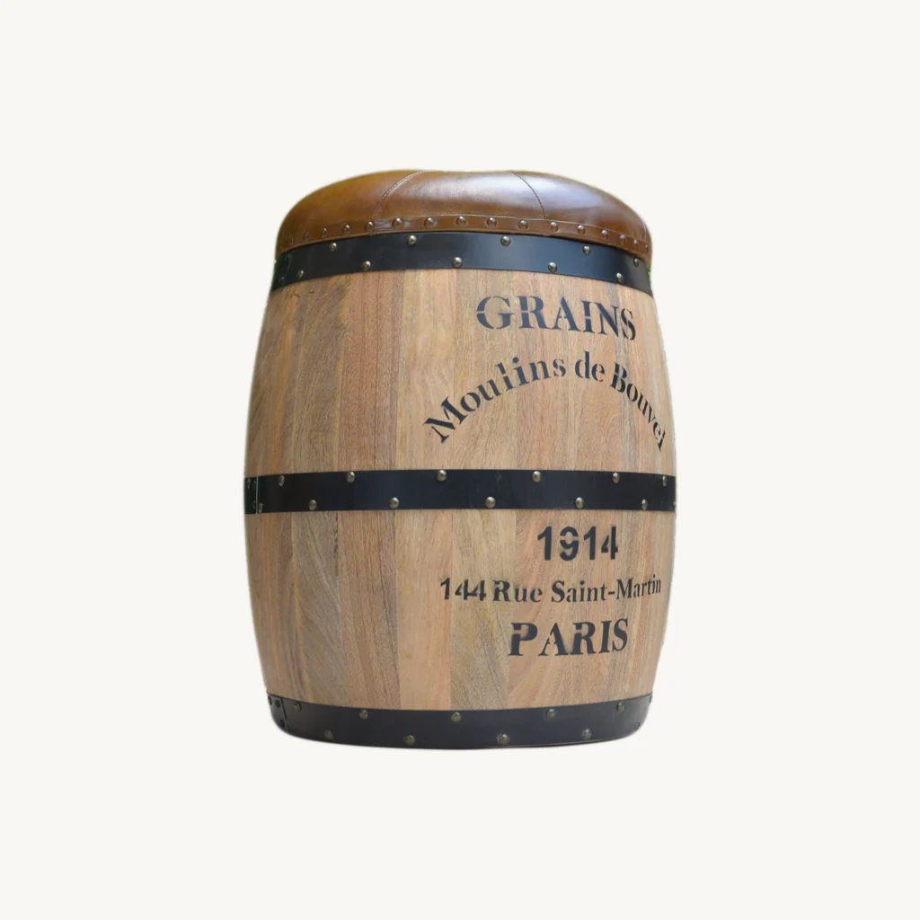 Storage Barrel Stool - Image 4