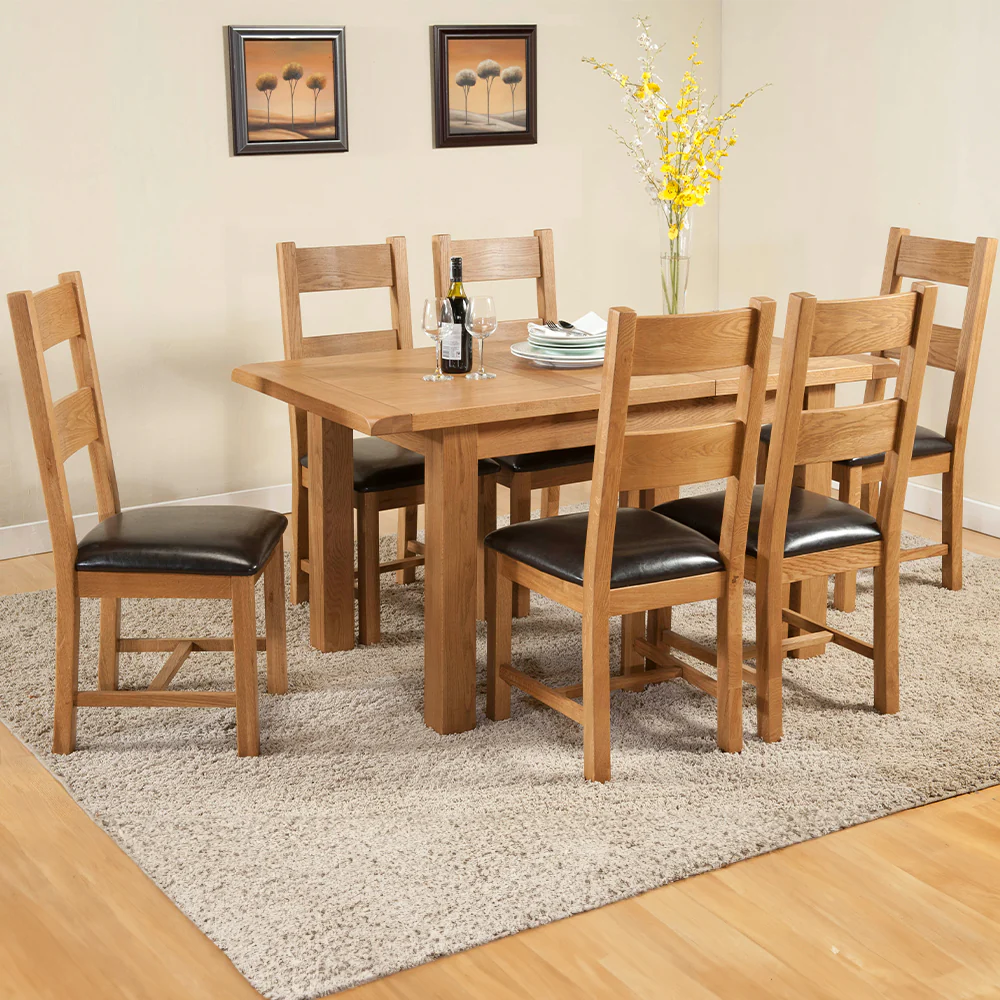 Surrey 120-153cm Extending Dining Table - Image 4