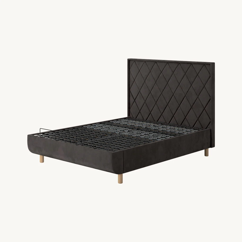 TEMPUR® Arc Static Bed with Quilted Headboard - Image 10