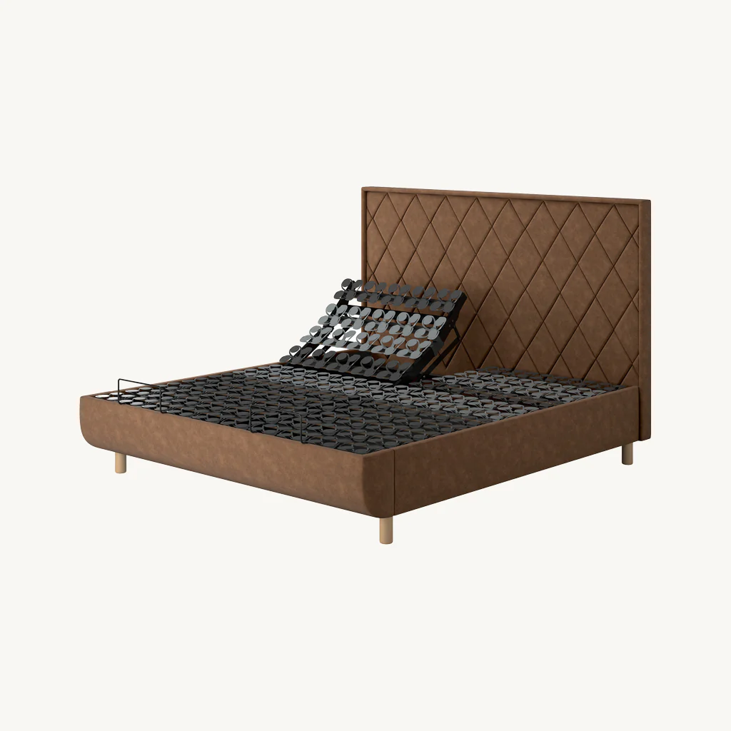 TEMPUR® Arc Adjustable Bed with Quilted Headboard - Image 5