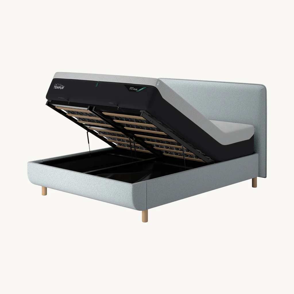 TEMPUR® Arc Ottoman Bed with Form Headboard
