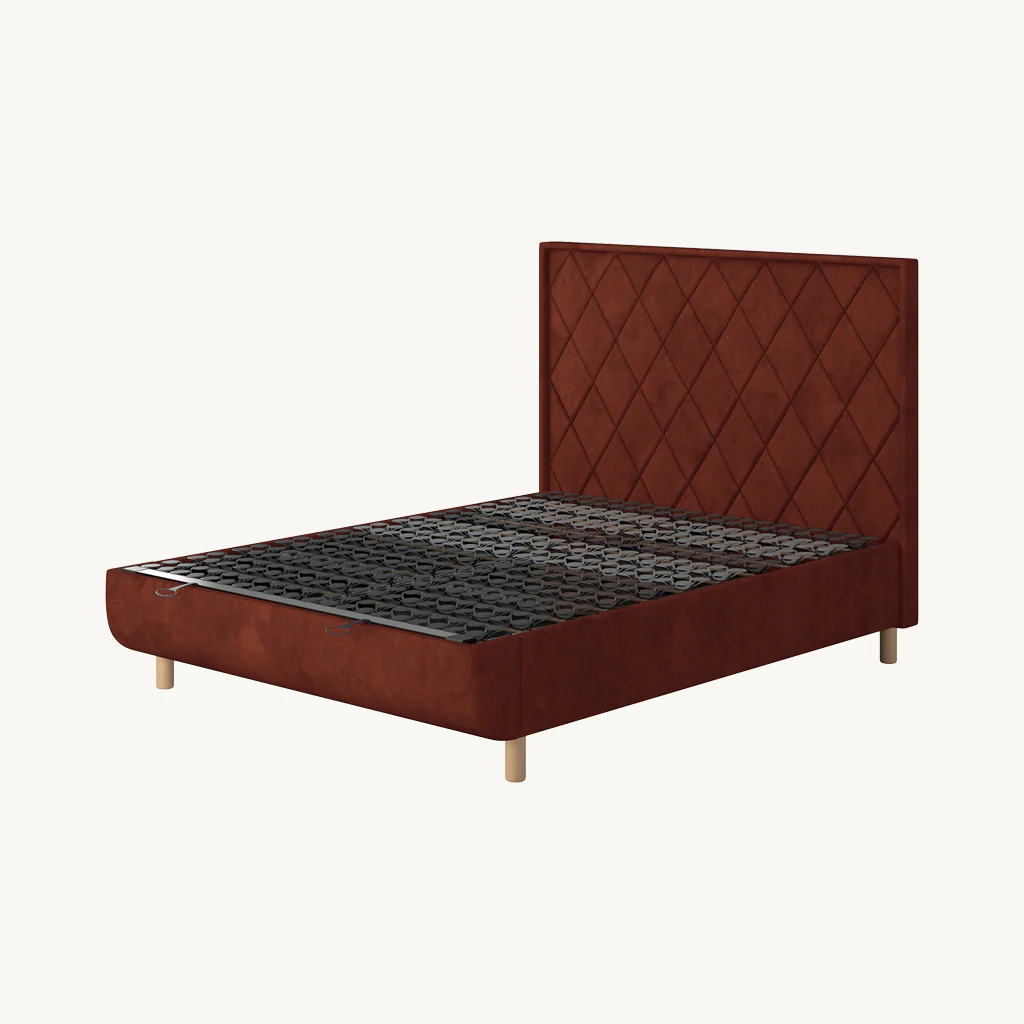 TEMPUR® Arc Ottoman Bed with Quilted Headboard - Image 4