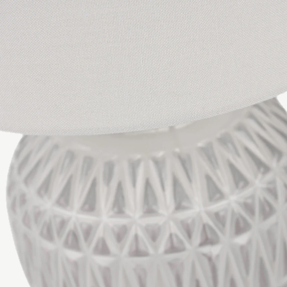 Warm White Aztec Table Lamp - Image 3