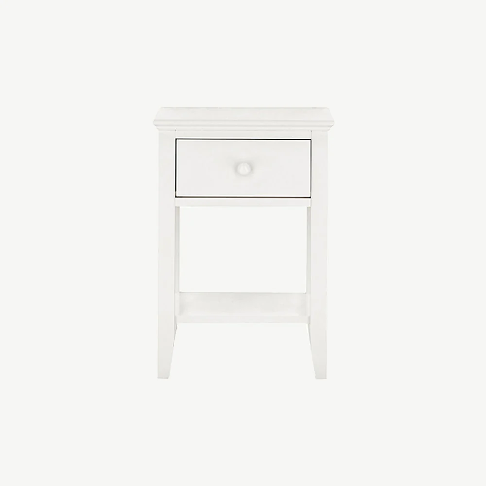 Ashburnham White 1 Drawer Nightstand - Image 3