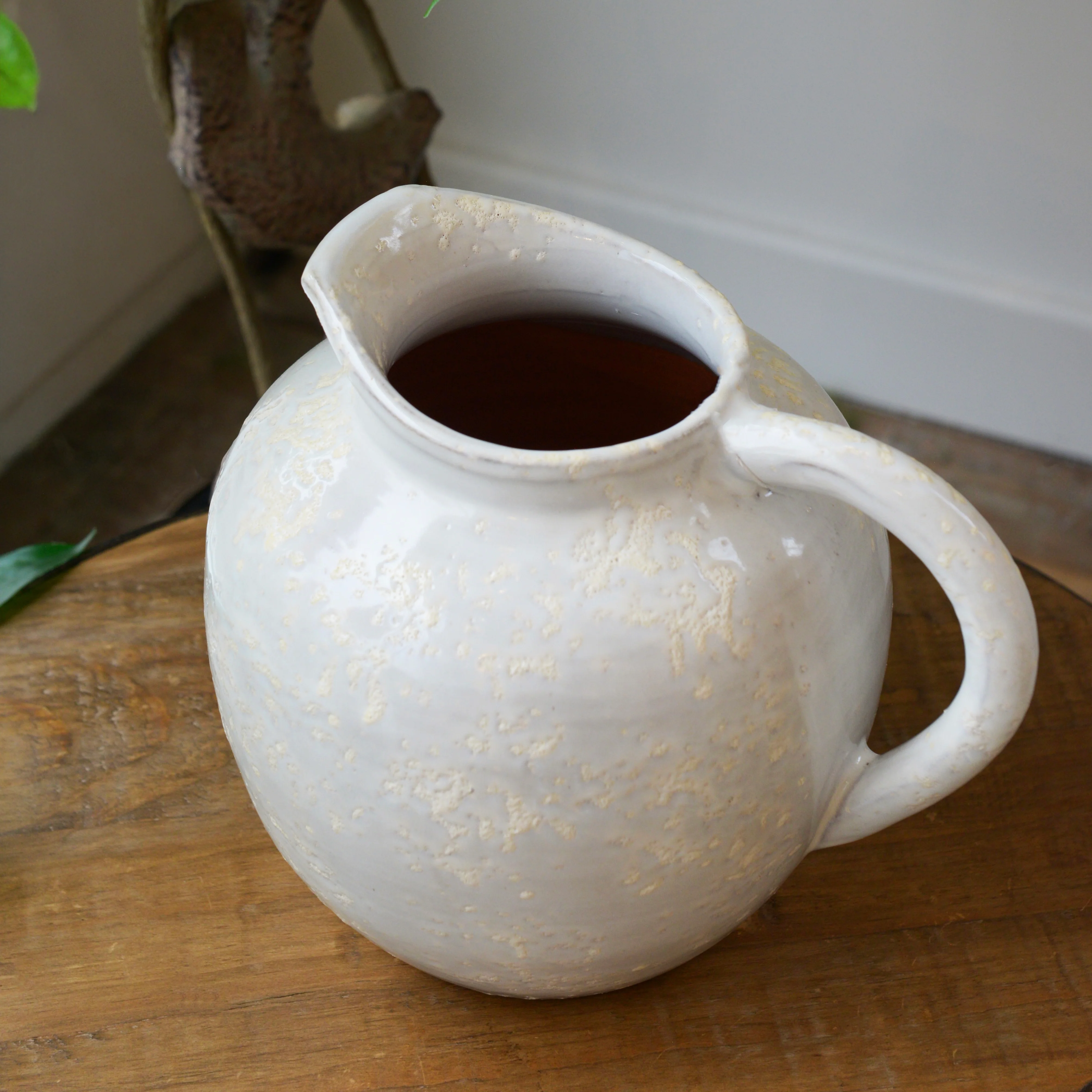 White Rustic Jug - Image 2
