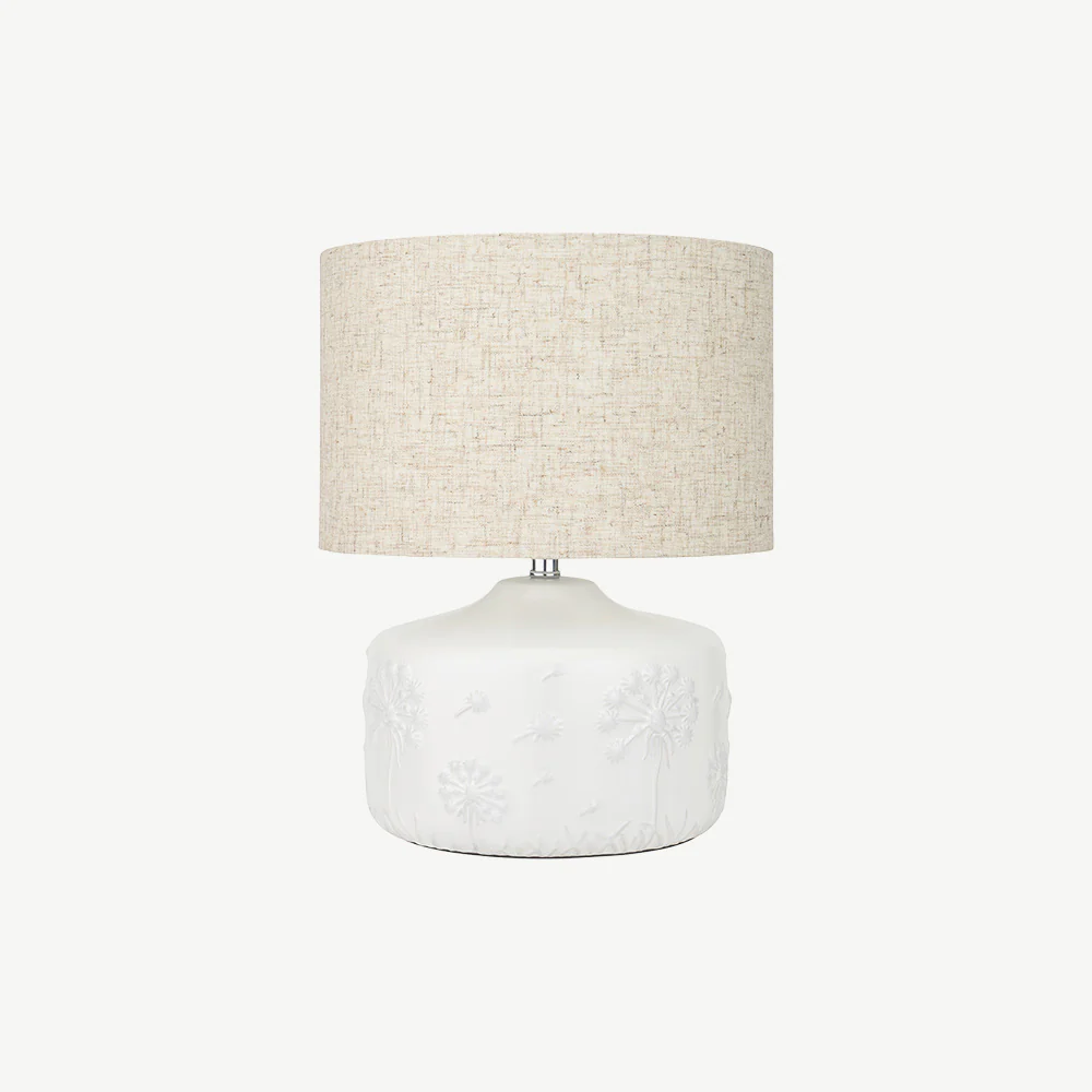 Floral Ceramic Table Lamp - Image 2