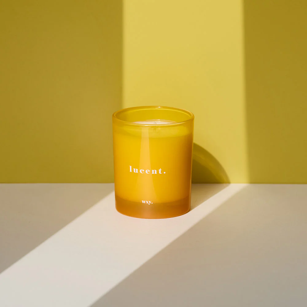 wxy. Lucent Sunshine & Cedar Candle 7oz - Image 2
