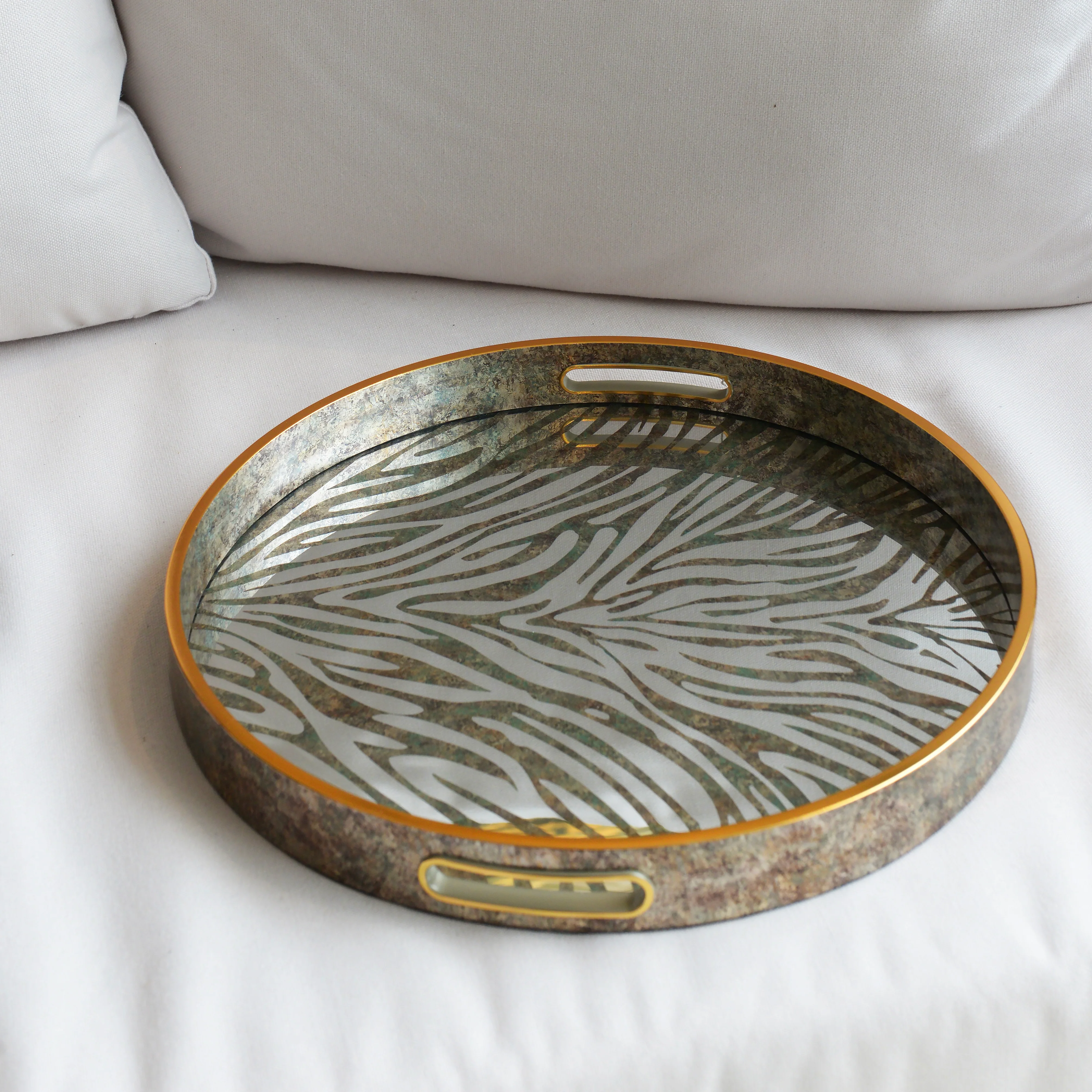 Zebra Pattern Tray